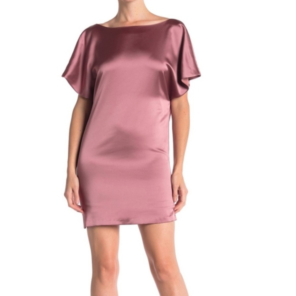 MARINA Made In Usa Drape Back Satin-Size